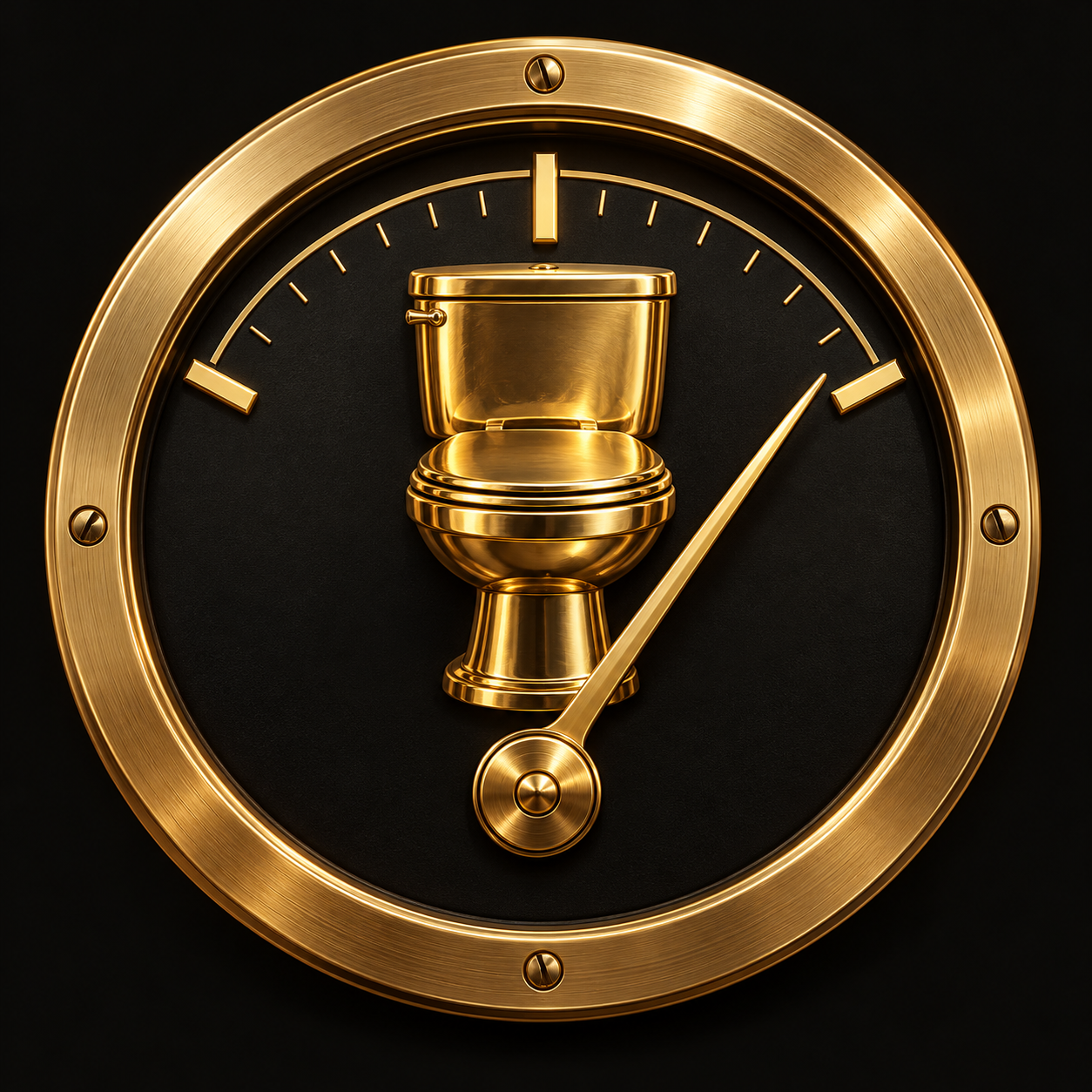 Golden Bathroomometer gauge